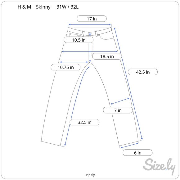 H&M Jeans 31W / 32L - Picture 3 of 3